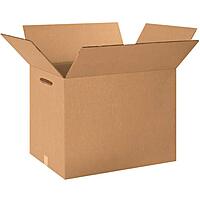 24 x 18 x 18" Double Wall Corrugated Shipping Boxes with Hand Holes (Pack of 10)