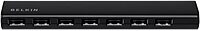 Belkin 7-Port Ultra-Slim Desktop USB Hub - Desktop USB Hub 2.0 - 7 Hi-Speed USB Ports - Compatible With MacOS & Windows For Connecting Charging Cable, Keyboard, Mouse & Any USB-Enabled Devices