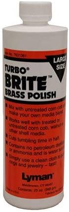 Lyman Reloading Turbo Brite Brass Polish (20-Ounce)