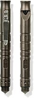 VooDoo Tactical 07-1231014000 The Grunt Compact Whistle, Glass Breaker Pen Gray
