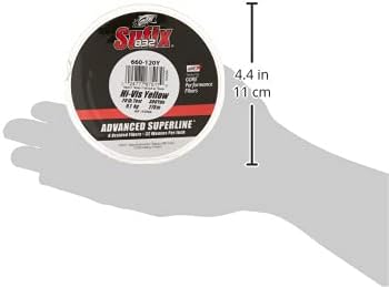 Sufix 832 Advanced Superline Braid, Hi-Vis Yellow, 20-Pound/300-Yard Spool (660-120Y)