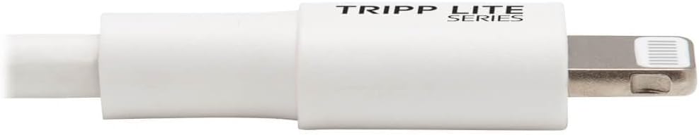 Eaton Tripp Lite Lightning to USB-C Charging & Data Cable for Apple iPhone & iPad, MFi Certified, White, 3 Feet / 0.9 Meters