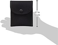 Uncle Mike's Latex Glove Kodra Pouch Latex Glove Kodra Black Pouch Single Snap Close, Card 88871