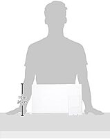 Azar Displays 252052-2pk 16" W x 8.5" H Acrylic Horizontal Wall Mount Sign Holder with Attached Brochure Holder (Pack of 2)