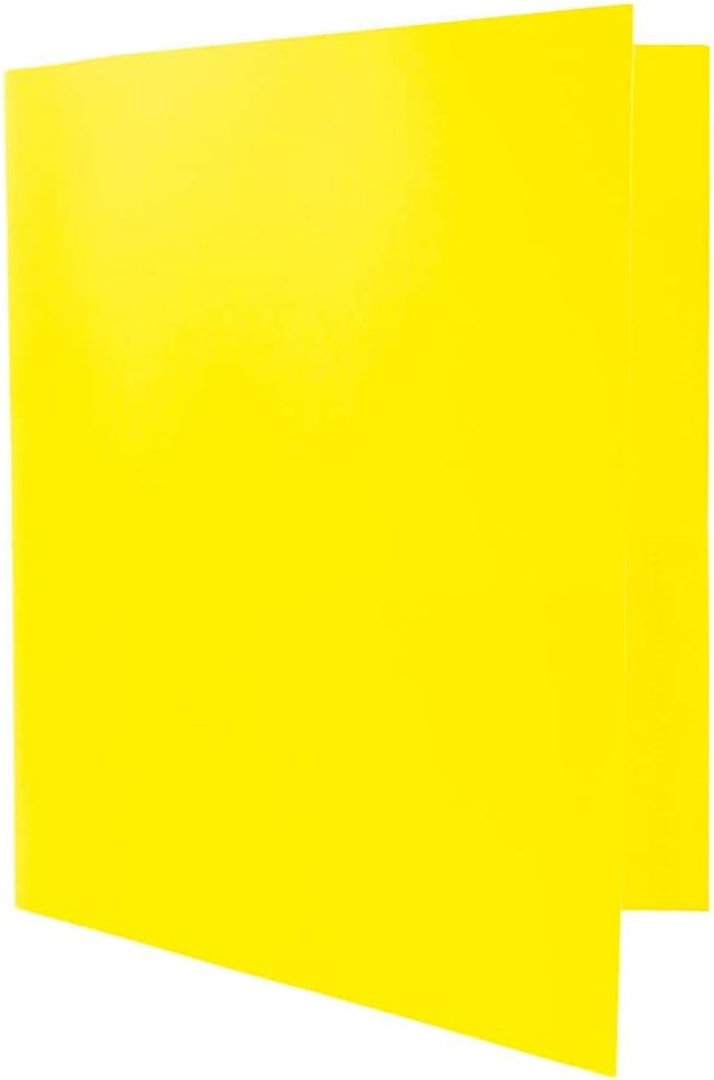 JAM Paper Plastic 2-Pocket POP Folders