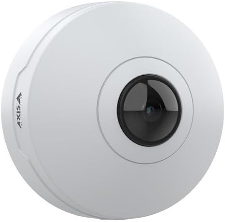 AXIS M4327-P 6MP Indoor Panoramic IP Camera with Deep Learning, 1.1mm Fisheye Lens, White