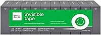 Office Depot Brand Invisible Tape Refills, 3/4in x 1,000in, Pack Of 10