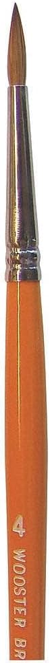#4 Wooster F1627 Artist Brush Red Sable Watercolor Pointed Artist Paint Brush