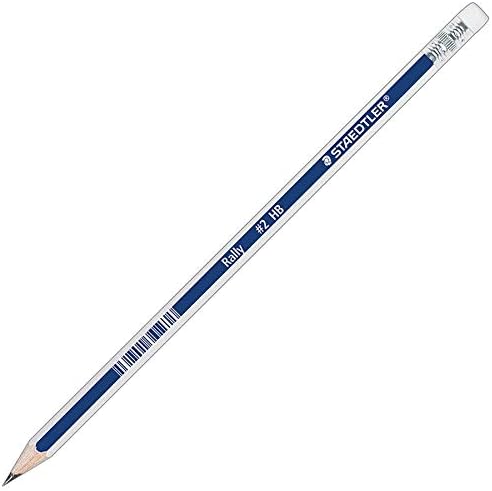 Staedtler Rally Graphite #2 Pencil, Blue/White, 12-Count