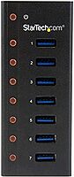 StarTech.com 7 Port USB 3.0 Hub (5 Gbps) - Metal Enclosure - Desktop or Wall Mountable