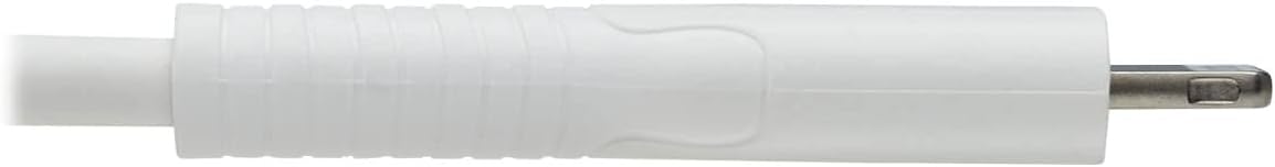 Tripp Lite Safe-IT USB-A to Lightning Charge Cable, Hospital-Grade Protection Cable (M/M), MFi Certified, White