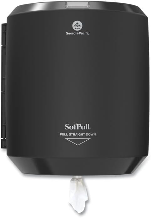 Georgia-Pacific Professional SofPull CenterPull Hand Towel Dispenser, Black