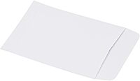 JAM Paper Open-End Catalog Envelopes with Gummed Closure - White