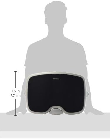 Kensington Foot Rest For Under Desk At Work, Smartfit Comfort Memory Foam Angle and Height Adjustable Footrest