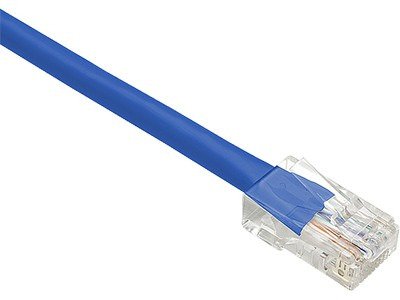 Unirise, USA Unirise PC5E-07F-BLU 7FT Blue CAT5E Patch Cable, UTP, NO Boots
