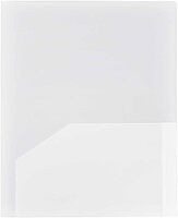 JAM Paper Heavy-Duty 2-Pocket Plastic Presentation Folders - Letter Size