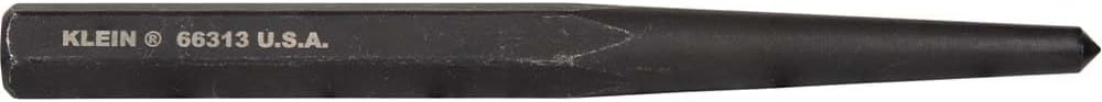Klein Tools 66313 1/2-Inch Center Punch, 6-Inch Length, Made in USA 6-Inch by 1/2-Inch