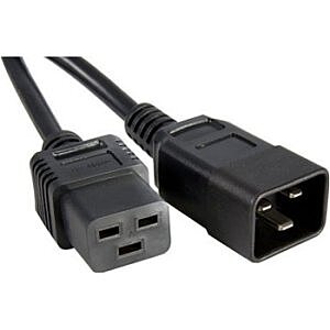 Unirise High End Data Center Rated Power Cord - For Rack - 250 V AC Voltage Rating - 20 A Current Rating - Black