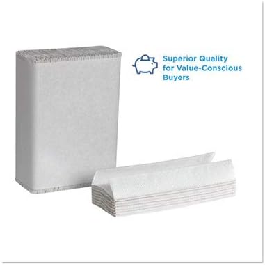 Pacific Blue Select C-Fold Paper Towel, 1-Ply, 10.1 x 10.1, White, 200/Pack, 12 Packs/Carton