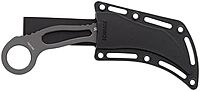 Schrade Delta Class Boneyard CLR Fixed Blade with 9Cr18MoV Grey Ti Coat for Outdoor Survival