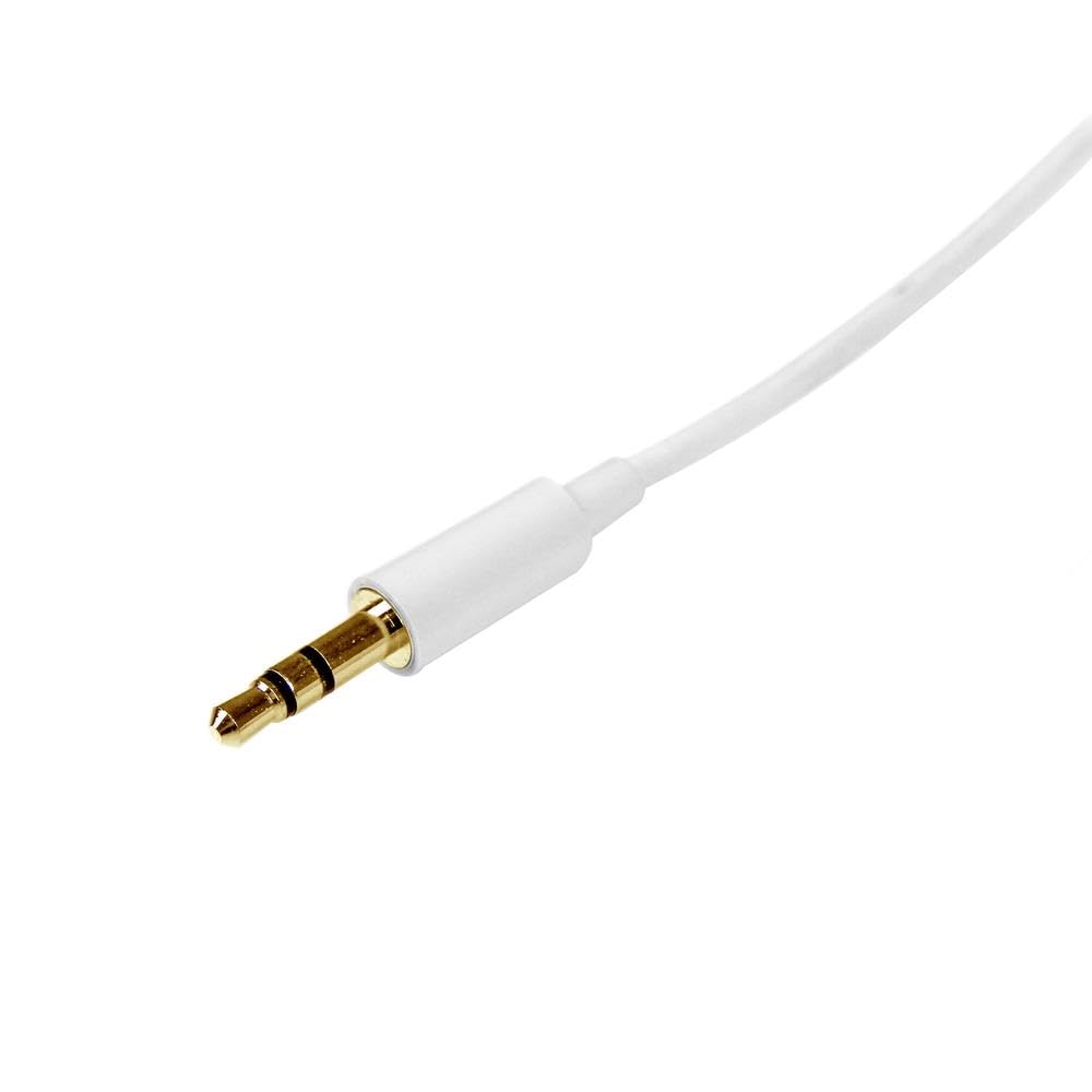 STARTECH.COM Slim 3.5mm Male-to-Male Stereo Audio Cable