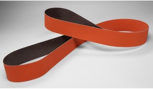 Abrasive Belt: 3-1/2" Wide, 15-1/2" Long, 60 Grit, Ceramic