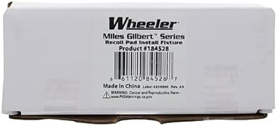 Wheeler Engineering Recoil Pad Installation Fixture for Rifle and Shotgun Maintenance