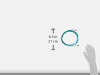 Tripp Lite N820-06M 6M 10Gb Duplex MMF OM3 50/125 LSZH Patch Cable LC/LC Aqua (20 feet)