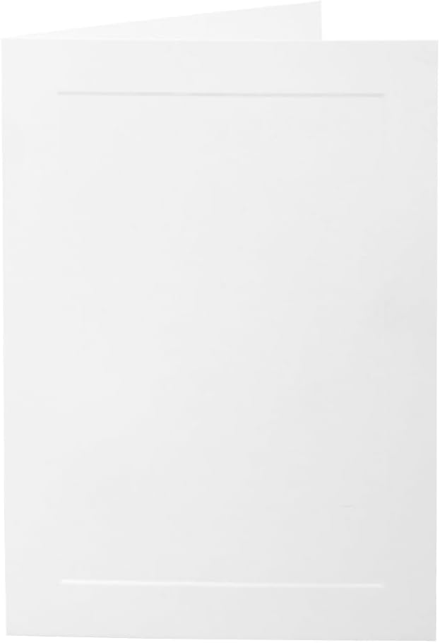 JAM PAPER Strathmore Foldover Cards - 80lb Wove - 25/Pack