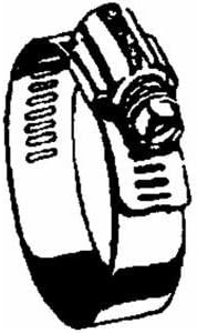 Ideal 63 Series 1-5/16" - 3-1/4" Diameter, Stainless Steel HY-Gear 9/16" Worm Drive Hose Clamp (Box of 10)