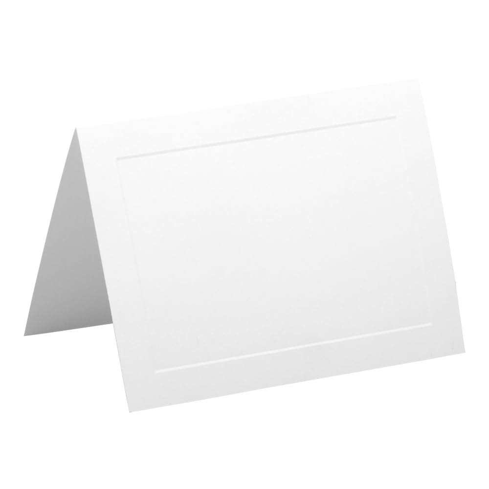 JAM PAPER Strathmore Foldover Cards - 80lb Wove - 25/Pack