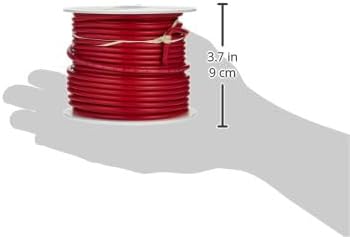 Ancor 102810 Tinned Copper Wire, 16 AWG (1mm2), Red - 100ft