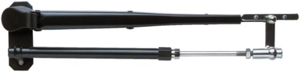 Marinco Wiper Arm, Deluxe Black Stainless Steel Pantographic - 12"-17" Adjustable