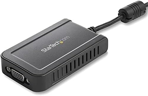 StarTech.com USB 2.0 to VGA Adapter, USB to VGA External Video Adapter for Windows