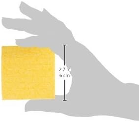 Weller TC205 ( PACK OF 4) Solder Tip Cleaning Sponge with Slits, 2-5/8" x 2-5/8 x 5/8"
