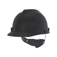 MSA V-Gard Cap Style Safety Hard Hat with Fas-Trac III Ratchet Suspension
