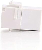 C2G 03677 RJ45 (8P8C) Coupler Keystone Insert Module, White