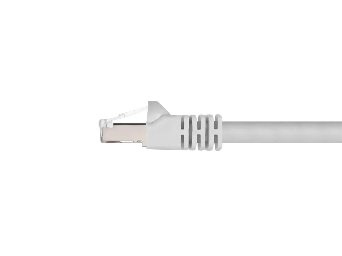 Monoprice Cat6A Shielded (S/FTP) Ethernet Patch Cable - 26AWG Pure Bare Copper Snagless RJ45 Fullboot