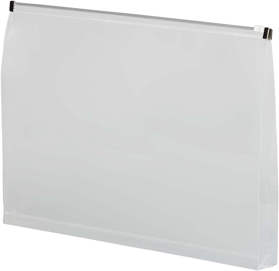 JAM PAPER Plastic Envelopes with Zip Closure