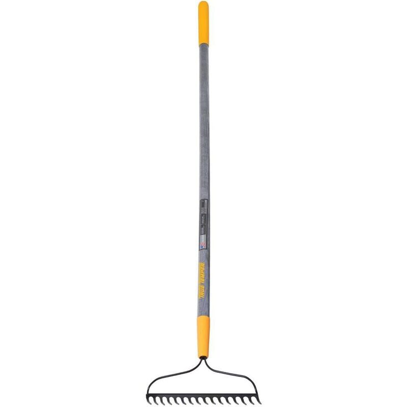 TRUE TEMPER 16-Tine Bow Rake with 57-inch Handle