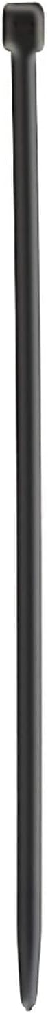 500233 Temperature-Rated Cable Ties, 100 Pack, 11", Black