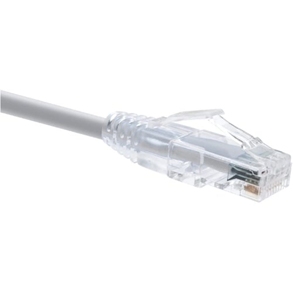 Oncore Clearfit CAT6 Patch Cable, Gray, Snagless, 5FT