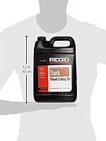 RIDGID 70830 Dark Thread Cutting Oil, 1 Gal, Halogen, PCB and Chlorine-Free, Low-Odor Anti-Mist Formulation