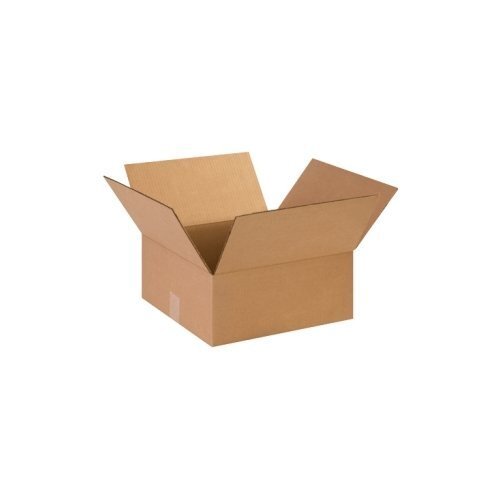 Partners Brand Flat Corrugated Boxes, 14in x 14in x 6in, Kraft, Pack Of 25