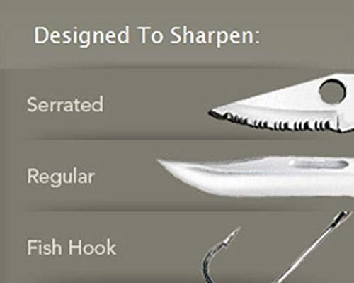 Lansky Spyder Knife Sharpener: Specially Designed for Serrated Knife Sharpening - LTRSP