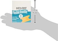 Medique Products 61678 Woven Extra Heavy Weight Latex Free Knuckle Bandage, 40 Per Box, Natural