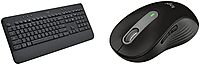 Logitech Signature K650 Comfort Full-Size Wireless Keyboard with Wrist Rest, BLE Bluetooth or Logi Bolt, Graphite - 920010908