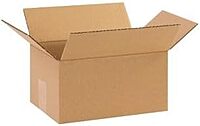 Partners Brand Corrugated Boxes, 10inL x 7inW x 5inH, Kraft, Pack Of 25