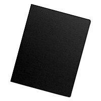Fellowes Futura Presentation Binding Covers, Round Corners, 11.25 x 8.75, Black, 25/Pack