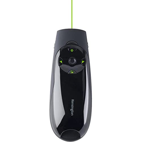 Kensington Green Laser Presenter Expert - Wireless Remote - 4 Buttons - 164.04 ft - Black